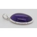 Amethyst Anhänger Silber 925 violetter Edelstein 25ct