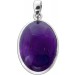 Amethyst Anhänger Silber 925 violetter Edelstein 25ct