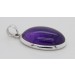 Amethyst Anhänger Silber 925 violetter Edelstein 25ct