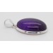 Amethyst Anhänger Silber 925 violetter Edelstein 25ct