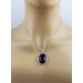 Amethyst Anhänger Silber 925 lila Edelstein 25ct
