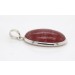 Erdbeerquarz Anhänger Silber 925 pinker Edelstein 30ct