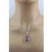 Erdbeerquarz Anhänger Silber 925 pinker Edelstein 20ct