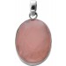 Rosenquarz Anhänger Silber 925 rosa Edelstein 30ct