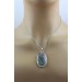 Cobalt Calcit Anhänger Silber 925 grün rosa Edelstein 30ct