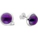 Amethyst Ohrstecker Silber 925 lila Edelsteine 7.5ct