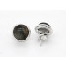 Labradorit Ohrstecker Silber 925 blaue Edelsteine 7.5ct