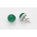 Aventurin Ohrstecker Silber 925 grüne Edelsteine 7.5ct