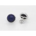 Lapislazuli Ohrstecker Silber 925 blaue Edelsteine 7.5ct