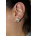 Mondstein Ohrstecker Silber 925 Regenbogen Edelsteine 7.5ct
