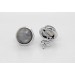 Mondstein Ohrstecker Silber 925 Regenbogen Edelsteine 7.5ct