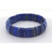 Lapislazuli Armband gold azurblaue Edelsteine flexibel