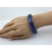 Lapislazuli Armband gold azurblaue Edelsteine flexibel