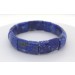 Lapislazuli Armband flexibel gold azurblaue Edelsteine