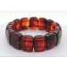 Bernstein Armband flexibel cognac braune Edelsteine 