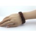 Bernstein Armband flexibel cognac braune Edelsteine 