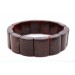 Blutstein Armband flexibel weinrot schwarze Edelsteine