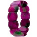 Rubin Zoisit Armband flexibel pink violett moosgrüne Edelsteine