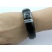 Achat Armband dunkelbraune Edelsteinen flexibel