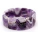 Amethyst Armband dunkel lila Edelsteine flexibel