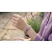 Fluorit Armband pastell lila grüne Edelsteine 