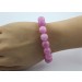 Kunzit Armband pastell rosapinke Edelsteine 12.5mm kugel Edelsteinarmband