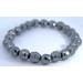 Hämatit Armband schwarzer Natur Edelstein flexibel