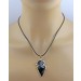 Obsidian Kette schwarzer Natur Edelstein