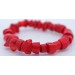 Korallen Armband ochsenblut rote Natur Edelsteine flexibel