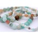 Jade Armband Set hellgrün-rose-grasgrüne Natur Edelsteine flexibel