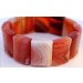 Achat Armband orange rostbraunen Natur Edelsteinen