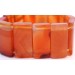 Carneol Armband orange rostbraune Natur Edelsteine flexibel