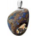 Opal Anhänger Silber 925 Natur Boulderopal Edelstein