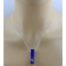 Lapislazuli Anhänger Silber 925 tiefblauer Natur Edelstein