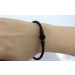 Schörl Armband Silikon schwarzer Natur Edelstein