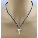 Schwarzes Halsband Natur Haifisch Zahn