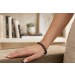 Schungit Armband schwarze Natur Edelsteine flexibel