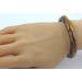 Tigerauge Armband braun goldene Natur Edelsteine flexibel