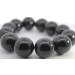 Obsidian Armband tiefschwarze Natur Edelsteine flexibel
