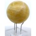 Citrin Kugel zitronengelber Naturedelstein handgeschnitzt