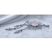 Sonnen Anhänger Silber 925 nat. rosa Rosenquarz 3.8ct