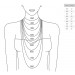 Platinkette Singapurkette 40 42 45 cm  1mm  Platin 950
